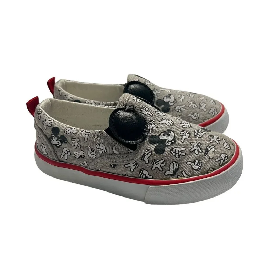 Baby Gap + Disney Sz 6 Mickey Mouse Slip-On Sneakers